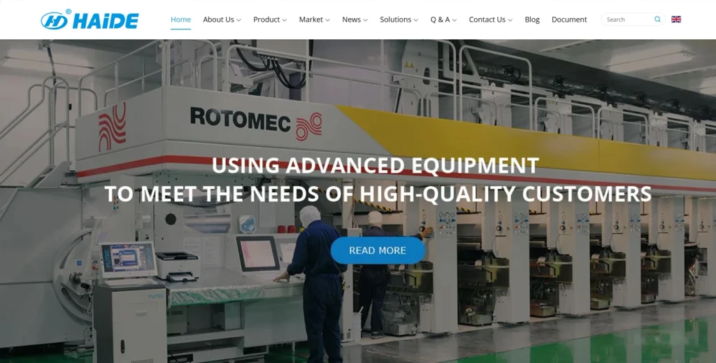 Custom Stand Up Pouch Factory Haide