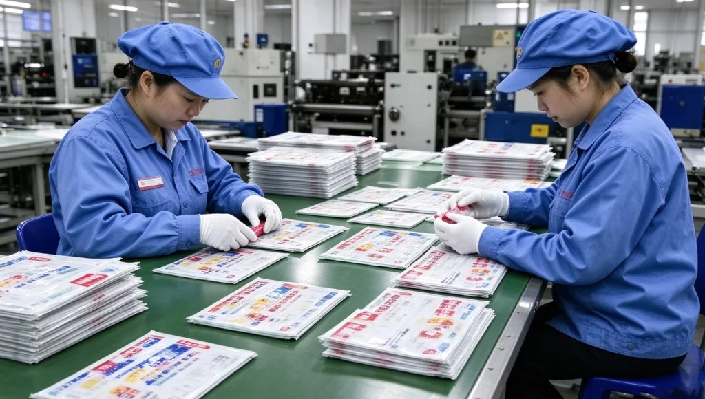 Custom Stand Up Ziplock Pouch Manufacturers Quality Inspection
