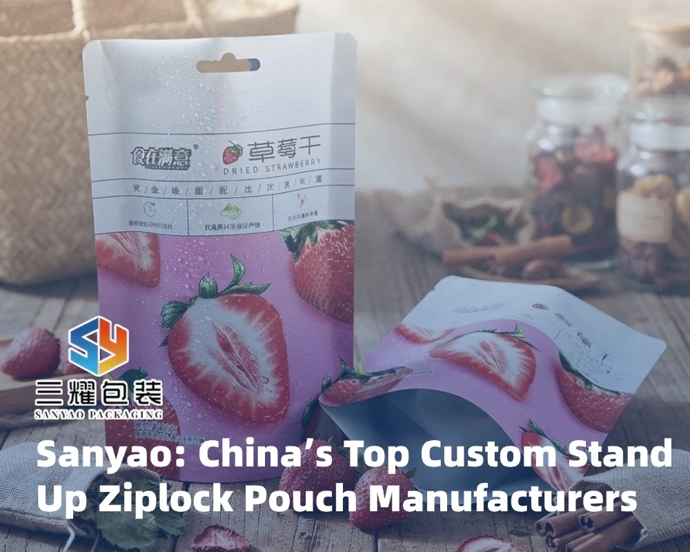 Sanyao China’s Top Custom Stand Up Ziplock Pouch Manufacturers
