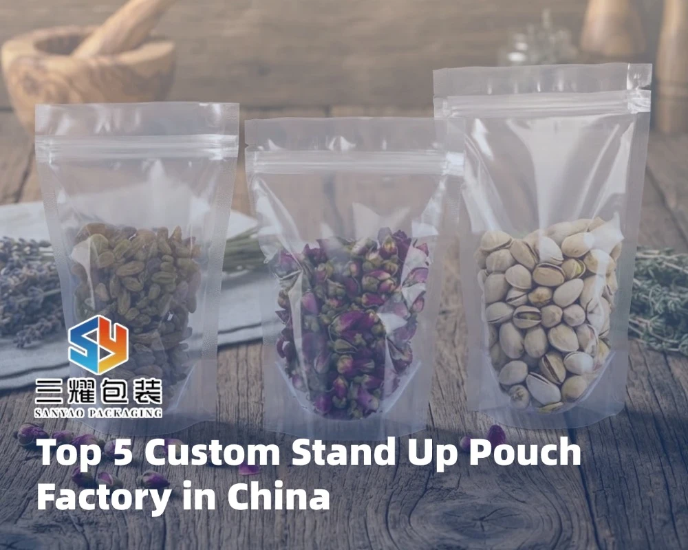 Top 5 Custom Stand Up Pouch Factory in China